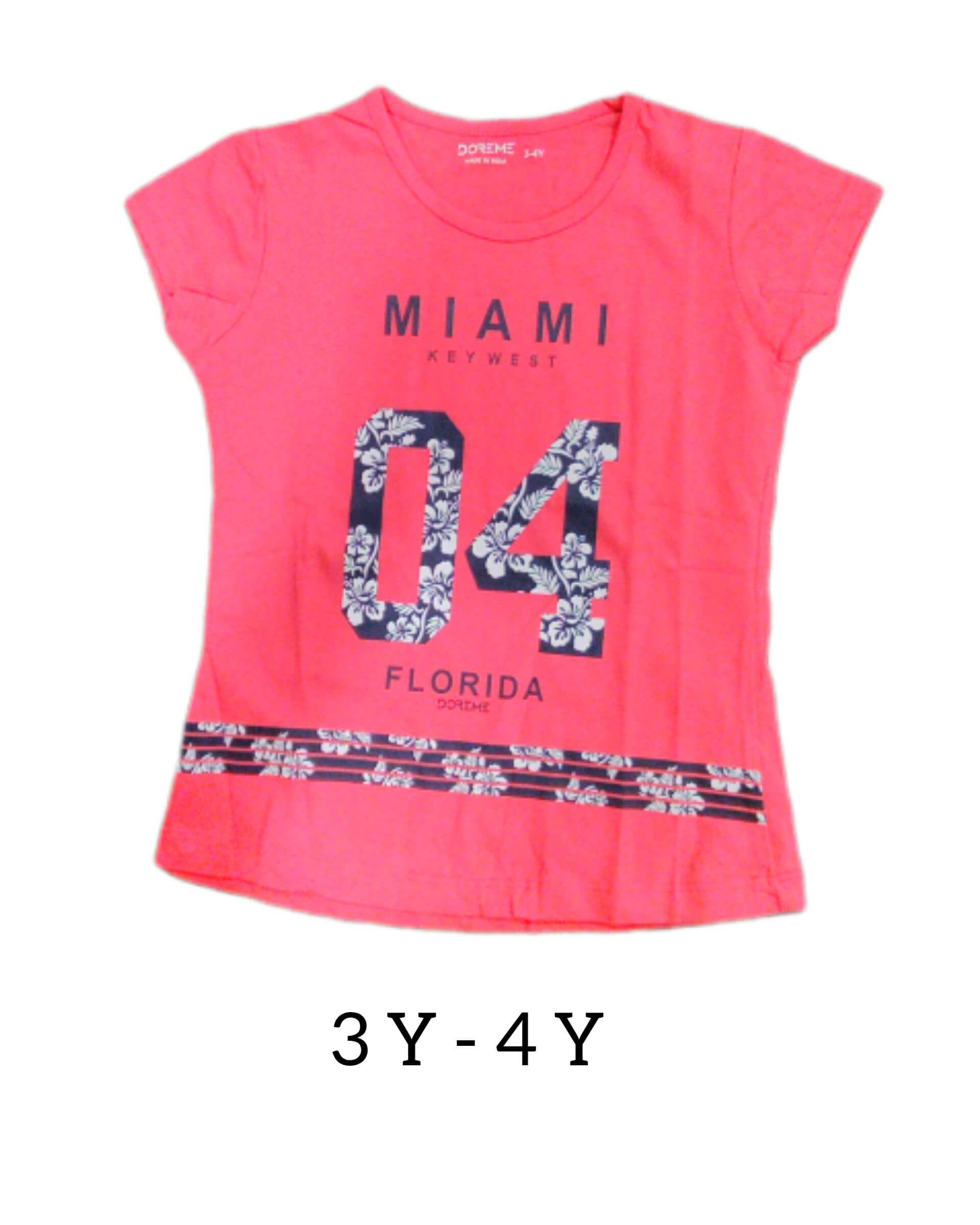 GIRLS TEES 3-4 Y