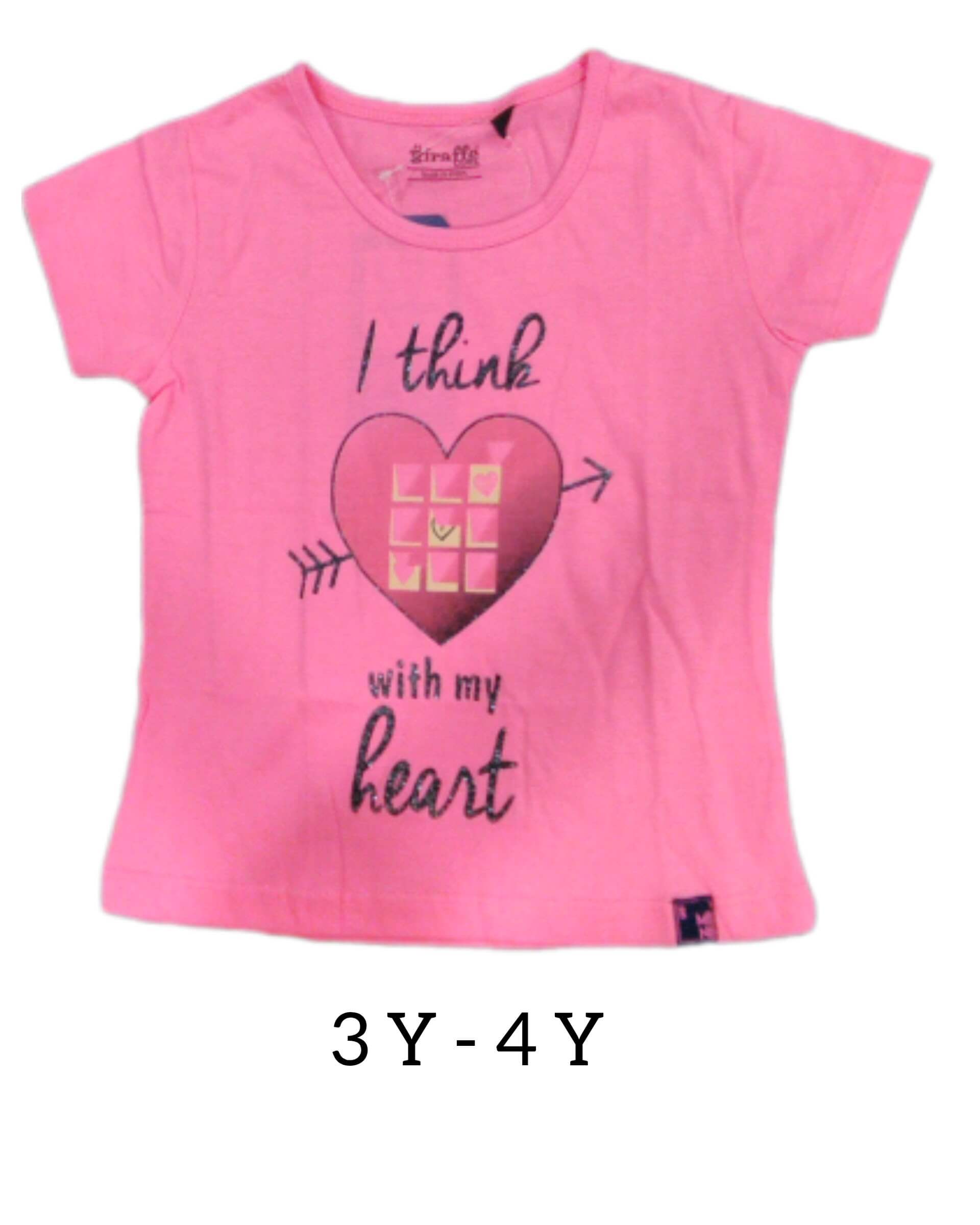 GIRLS TEES 3-4 Y