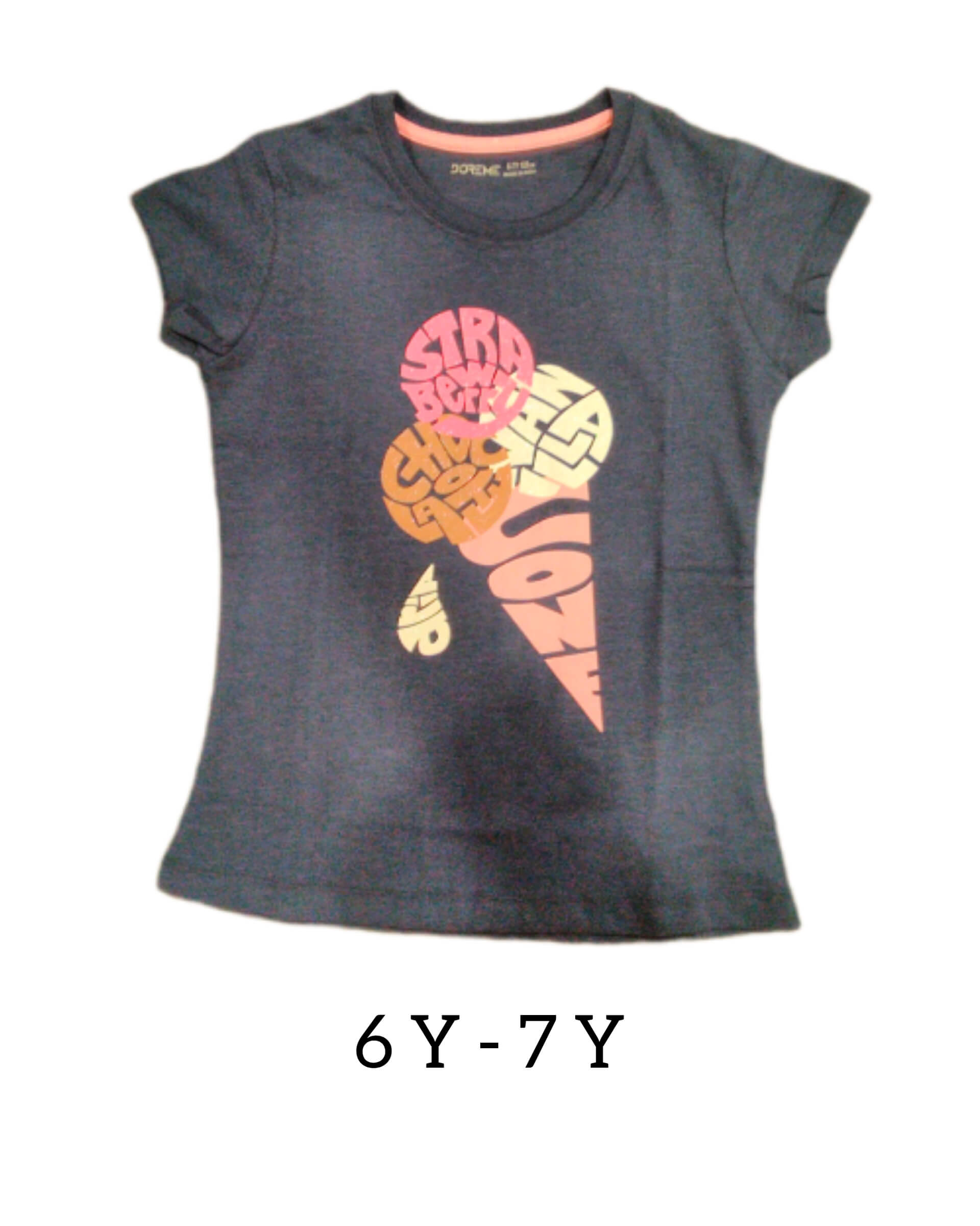 GILRS TEES 6-7 Y