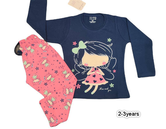 Girls Nightsuit 2-3 yrs