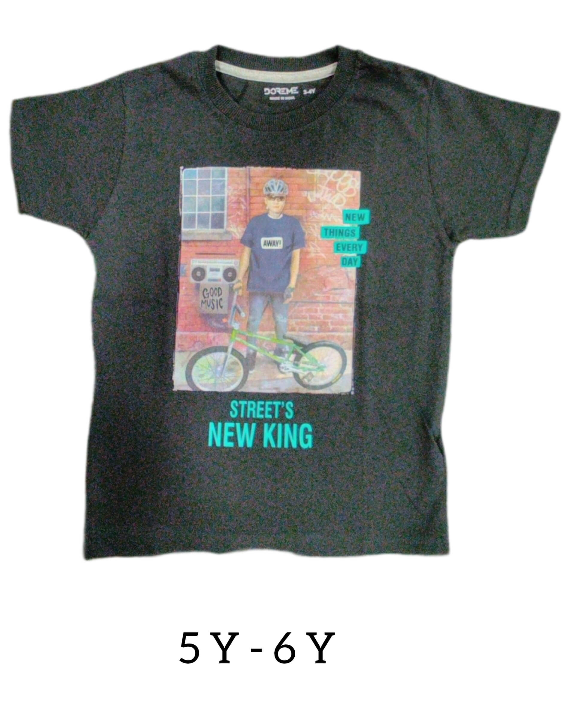 BOYS T-SHIRT5-6Y