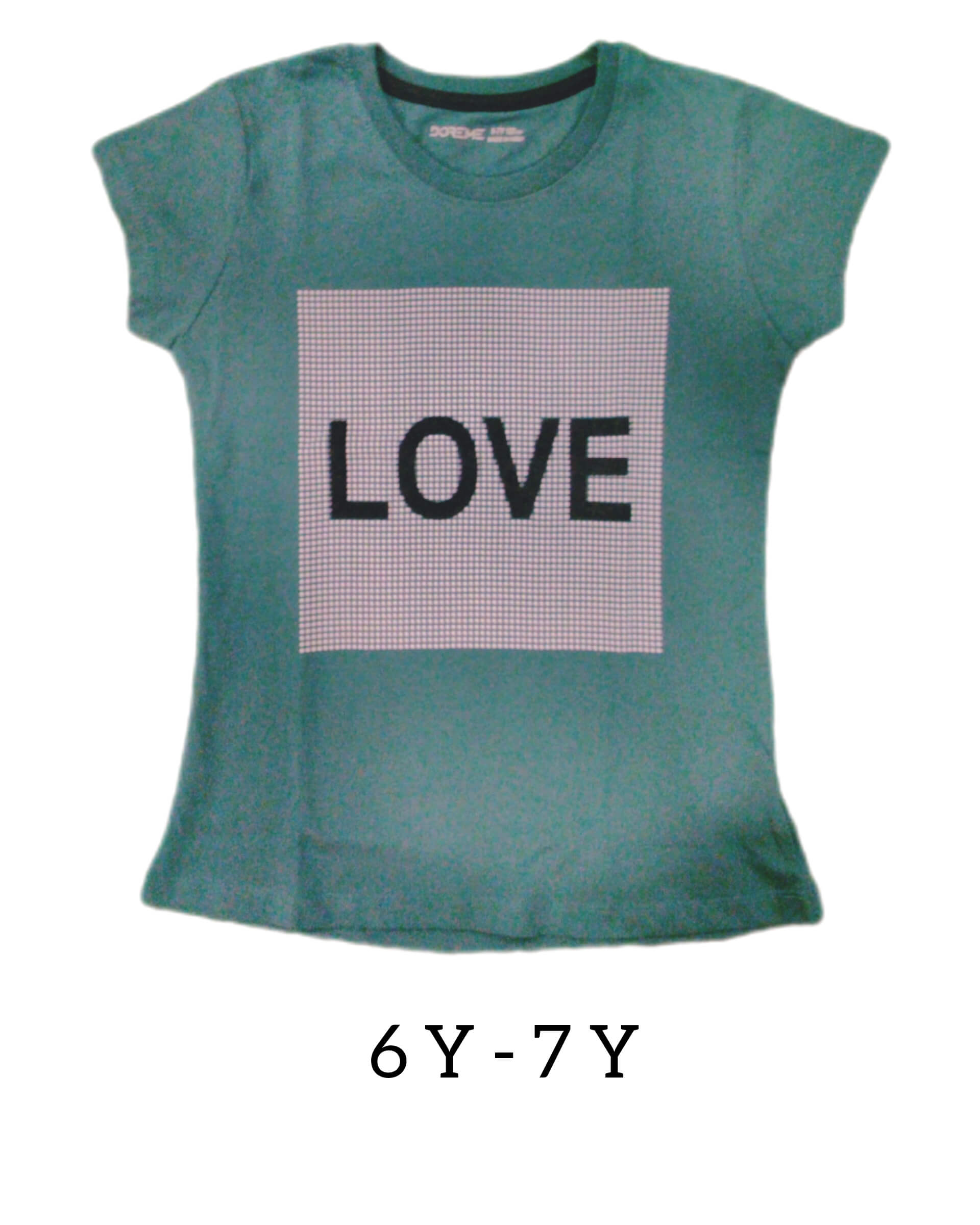 GIRLS TEES 6-7 Y