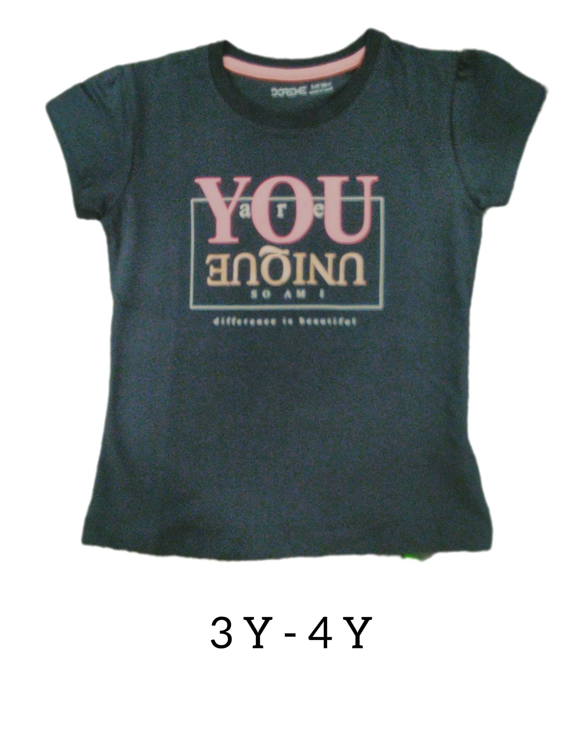 GIRLS TEES 3-4 Y