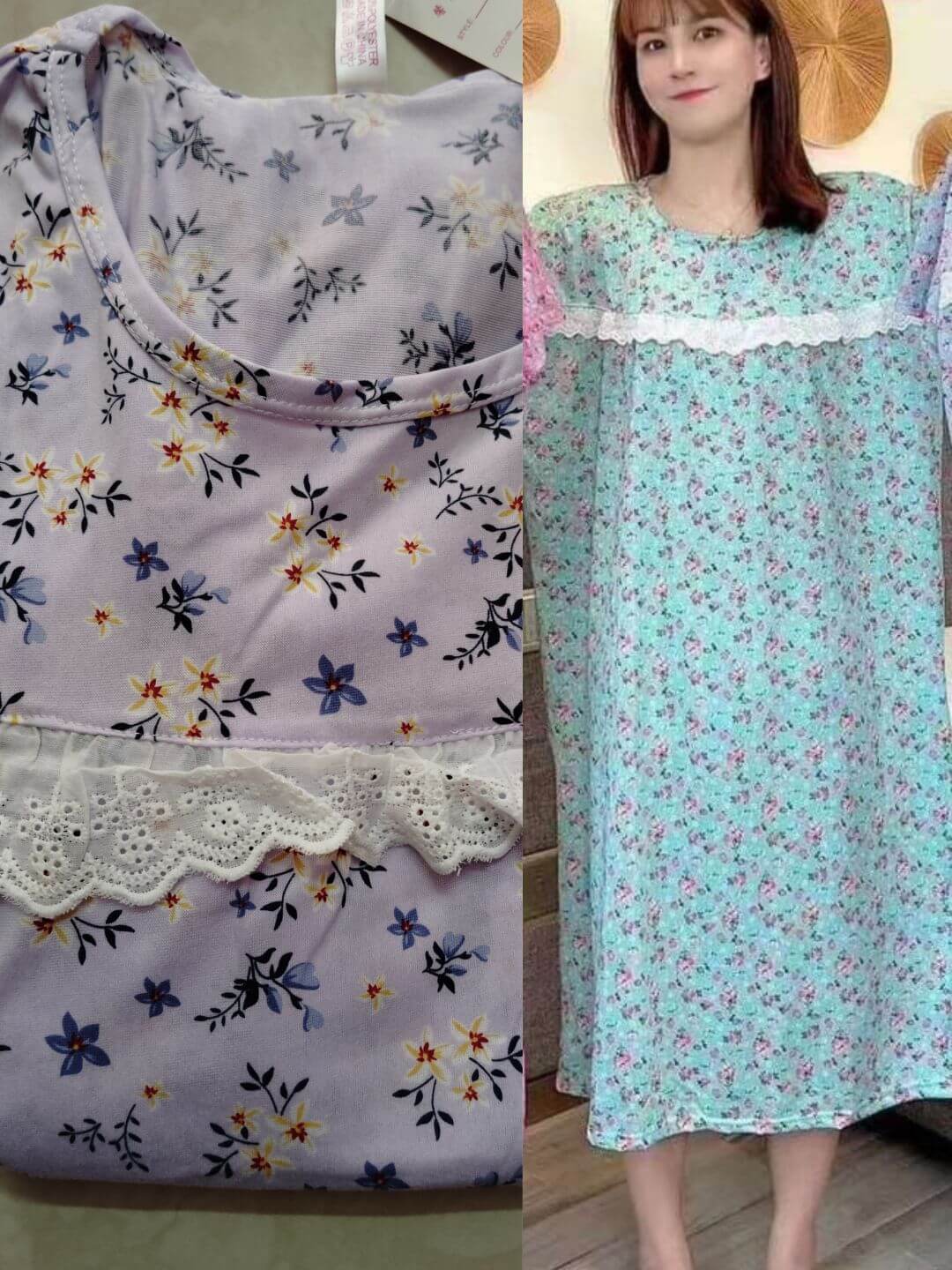 3/4 night frock for women
