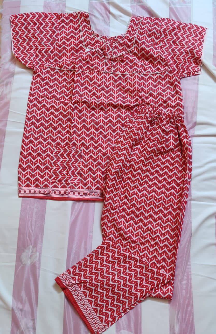 Free size cotton night dress for women