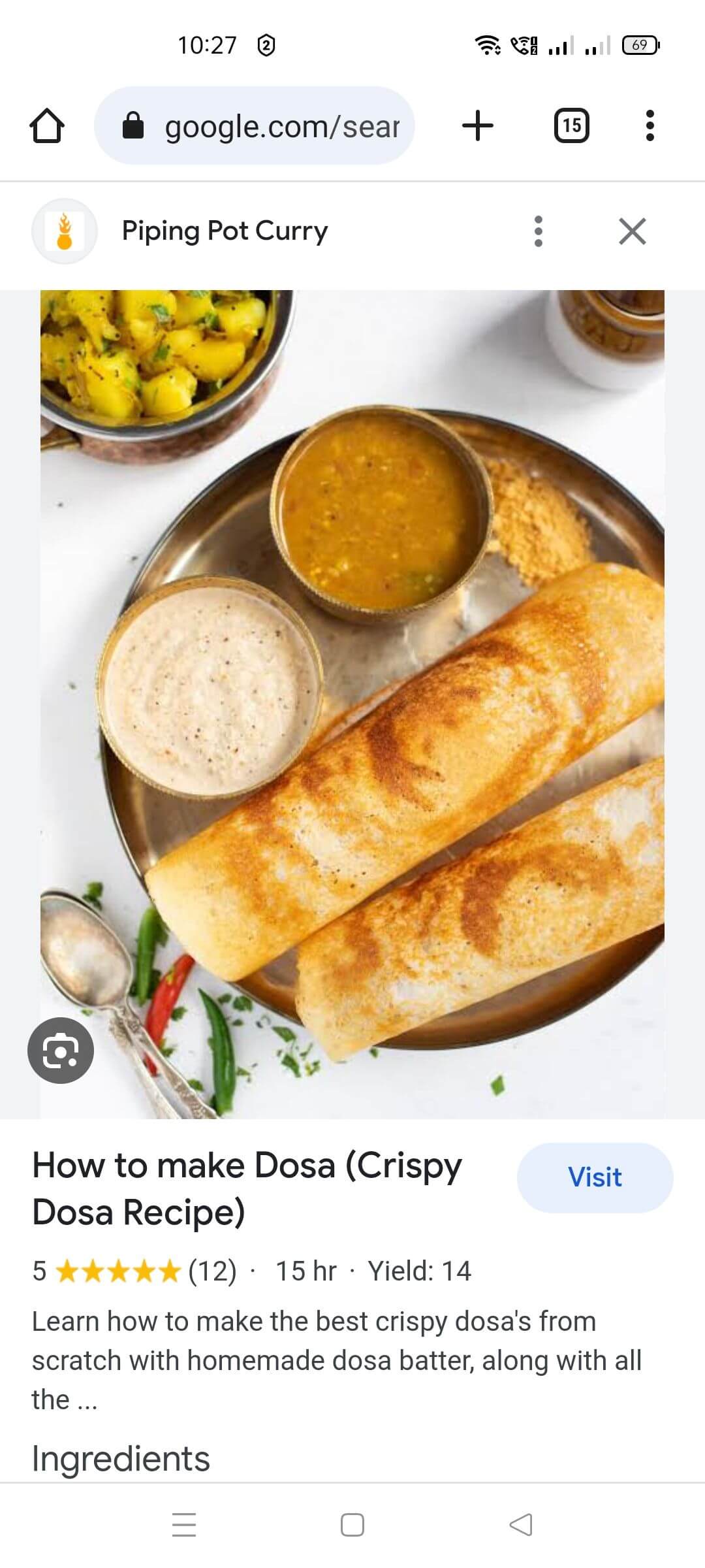 plain dosa