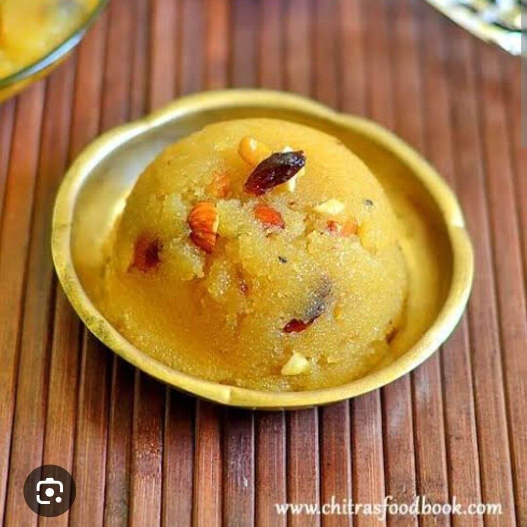 sooji halwa or Ravva Kesari