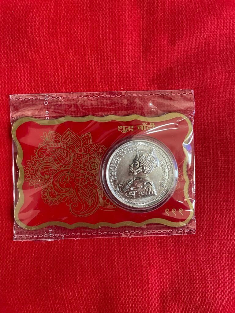 10gm silver coin with packing