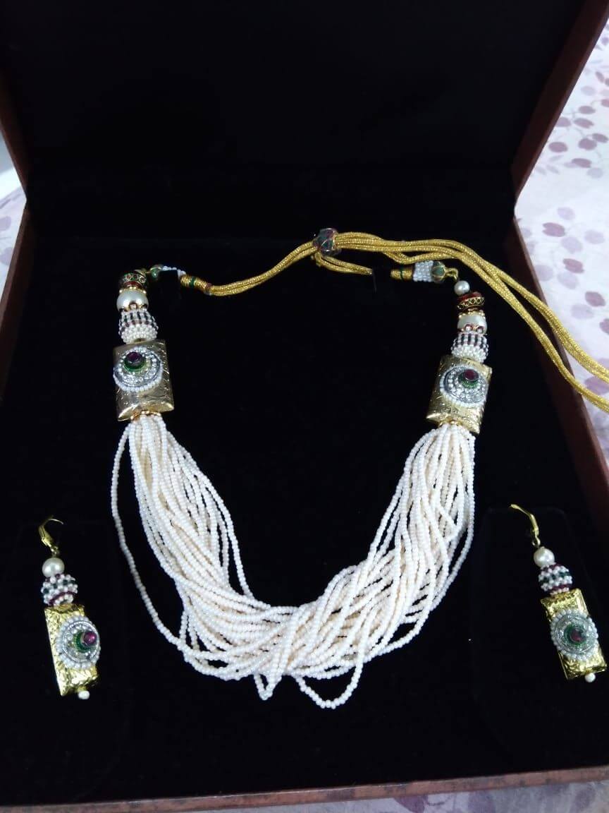 Hyderabad pearl necklace